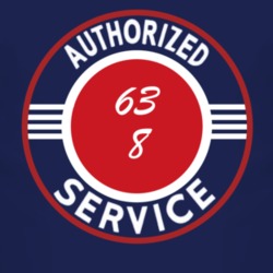 Authorized Service 1963 FJ 8 Dark T Shirt