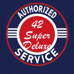 Authorized Service 1942 Super Deluxe Dark T Shirt