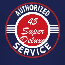 Authorized Service 1945 Super Deluxe Dark T Shirt