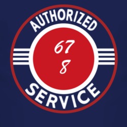 Authorized Service 1967 FJ 8 Dark T Shirt