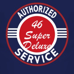 Authorized Service 1946 Super Deluxe Dark T Shirt