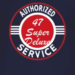 Authorized Service 1947 Super Deluxe Dark T Shirt