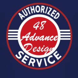 Authorized Service 1948 Chevy Advance Design Dark T Shirt