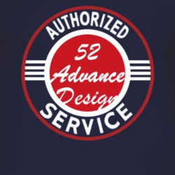 Authorized Service 1952 Chevy Advance Design Dark T Shirt