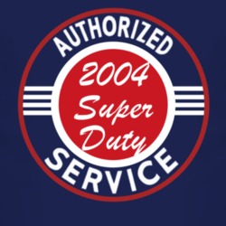 Authorized Service 2004 Super Duty Dark T Shirt