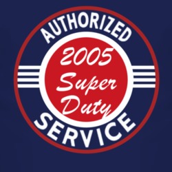 Authorized Service 2005 Super Duty Dark T Shirt