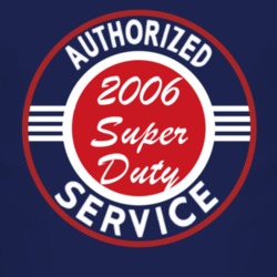 Authorized Service 2006 Super Duty Dark T Shirt