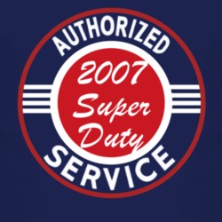Authorized Service 2007 Super Duty Dark T Shirt