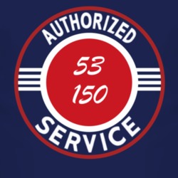 Authorized Service 1953 Chevy 150 Dark T Shirt