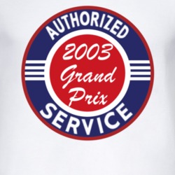 Authorized Service 2003 Pontiac Grand Prix T Shirt