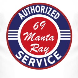 Authorized Service 1969 Chevy Manta Ray T Shirt