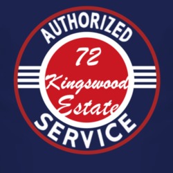 Authorized Service 1972 Chevy Kingswood Estate Dark T Shirt