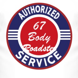 Authorized Service 1967 Open Body Roadster T Shirt