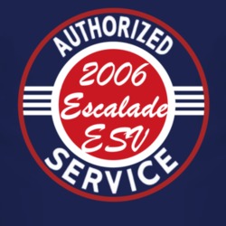 Authorized Service 2006 Cadillac Escalade ESV Dark T Shirt