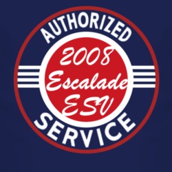 Authorized Service 2008 Cadillac Escalade ESV Dark T Shirt