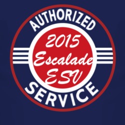 Authorized Service 2015 Cadillac Escalade ESV Dark T Shirt