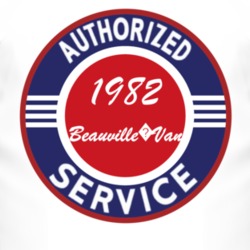 Authorized Service 1982 Chevy Beauville?Van T Shirt