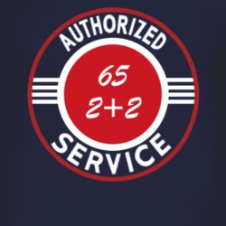 Authorized Service 1965 Pontiac 2+2 Dark T Shirt
