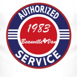 Authorized Service 1983 Chevy Beauville?Van T Shirt