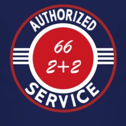 Authorized Service 1966 Pontiac 2+2 Dark T Shirt