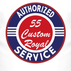 Authorized Service 1955 Dodge Custom Royal T Shirt