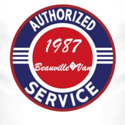 Authorized Service 1987 Chevy Beauville?Van T Shirt