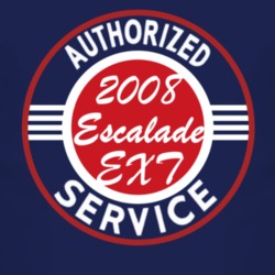 Authorized Service 2008 Cadillac Escalade EXT Dark T Shirt