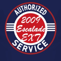 Authorized Service 2009 Cadillac Escalade EXT Dark T Shirt