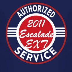 Authorized Service 2011 Cadillac Escalade EXT Dark T Shirt