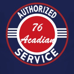 Authorized Service 1976 Pontiac Acadian Dark T Shirt