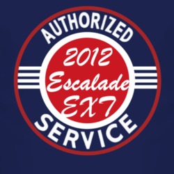 Authorized Service 2012 Cadillac Escalade EXT Dark T Shirt