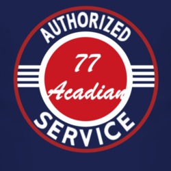 Authorized Service 1977 Pontiac Acadian Dark T Shirt