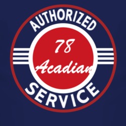 Authorized Service 1978 Pontiac Acadian Dark T Shirt