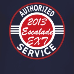Authorized Service 2013 Cadillac Escalade EXT Dark T Shirt