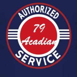 Authorized Service 1979 Pontiac Acadian Dark T Shirt
