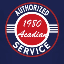 Authorized Service 1980 Pontiac Acadian Dark T Shirt