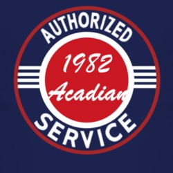 Authorized Service 1982 Pontiac Acadian Dark T Shirt