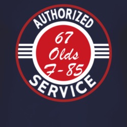 Authorized Service 1967 Oldsmobile Olds F-85 Dark T Shirt