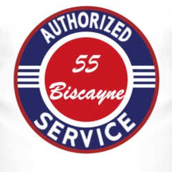 Authorized Service 1955 Chevy Biscayne T Shirt