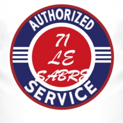 Authorized Service 1971 BUICK LE SABRE T Shirt