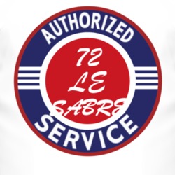 Authorized Service 1972 BUICK LE SABRE T Shirt