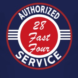 Authorized Service 1928 Dodge Fast Four Dark T Shirt