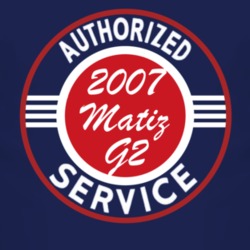 Authorized Service 2007 Pontiac Matiz G2 Dark T Shirt