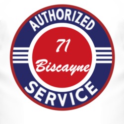 Authorized Service 1971 Chevy Biscayne T Shirt