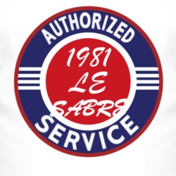 Authorized Service 1981 BUICK LE SABRE T Shirt