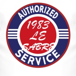 Authorized Service 1983 BUICK LE SABRE T Shirt