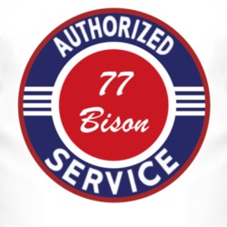 Authorized Service 1977 Chevy Bison T Shirt