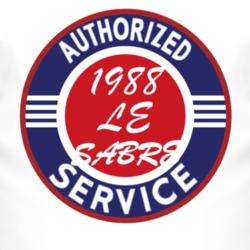 Authorized Service 1988 BUICK LE SABRE T Shirt