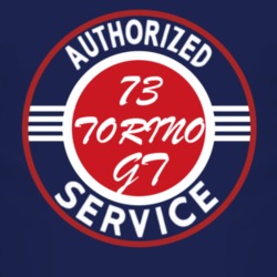 Authorized Service 1973  TORINO GT Dark T Shirt