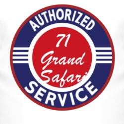 Authorized Service 1971 Pontiac Grand Safari T Shirt